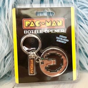 Pac Man, Video Game, Retro, Bottle Opener,‎ Key Chain, New, Sealed